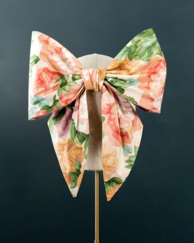 Pointed Chintz Bow hat
